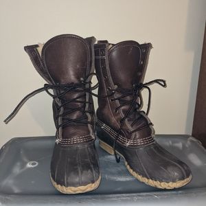 L.L.Bean Shearling "Bean Boots" Duck Boot 8N
